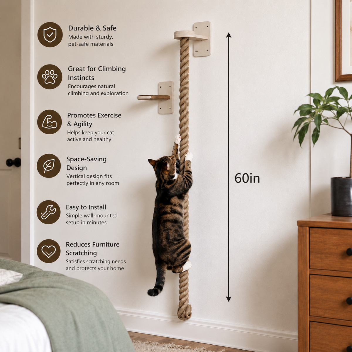 MeowClimb™ Rope Tower