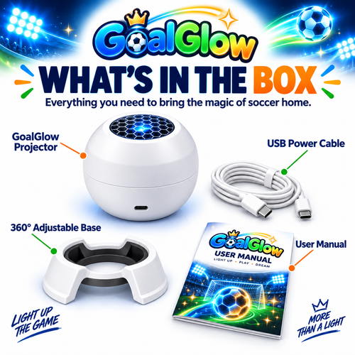 GoalGlow™ Soccer Ceiling Projector