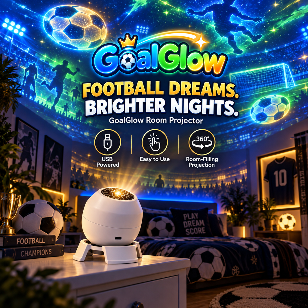 GoalGlow™ Soccer Ceiling Projector