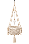 MeowLoom™ – Handwoven Macramé Hanging Cat Bed