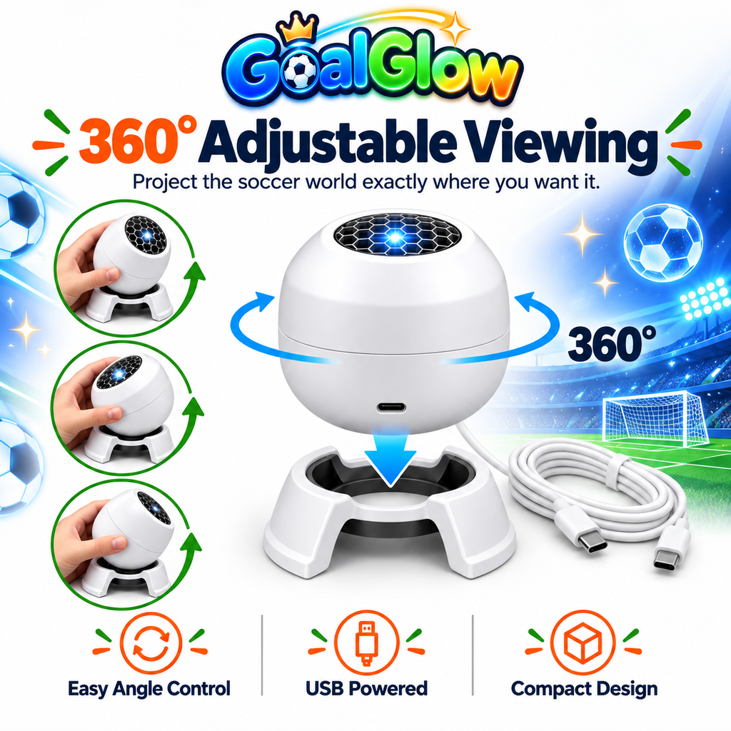 GoalGlow™ Soccer Ceiling Projector